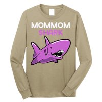 MomMom Shark Funny Family MomMom Long Sleeve Shirt