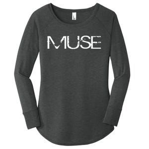 Muse Slim Fit Women's Perfect Tri Tunic Long Sleeve Shirt