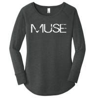 Muse Slim Fit Women's Perfect Tri Tunic Long Sleeve Shirt