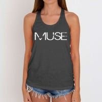 Muse Slim Fit Women's Knotted Racerback Tank