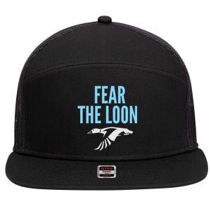 Minnesota Soccer Fear The Loon Fc 7 Panel Mesh Trucker Snapback Hat