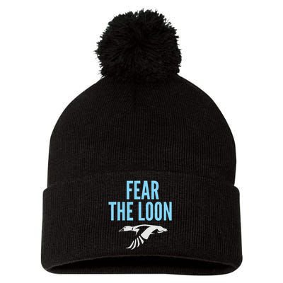 Minnesota Soccer Fear The Loon Fc Pom Pom 12in Knit Beanie