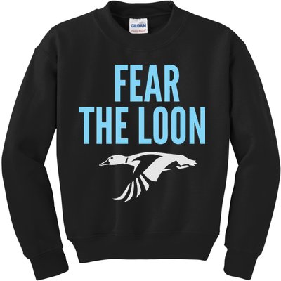 Minnesota Soccer Fear The Loon Fc Kids Sweatshirt