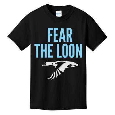 Minnesota Soccer Fear The Loon Fc Kids T-Shirt