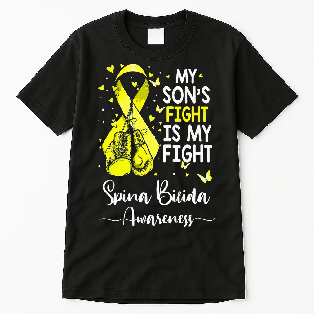 My Son's Fight Is My Fight Spina Bifida Awareness Tall T-Shirt