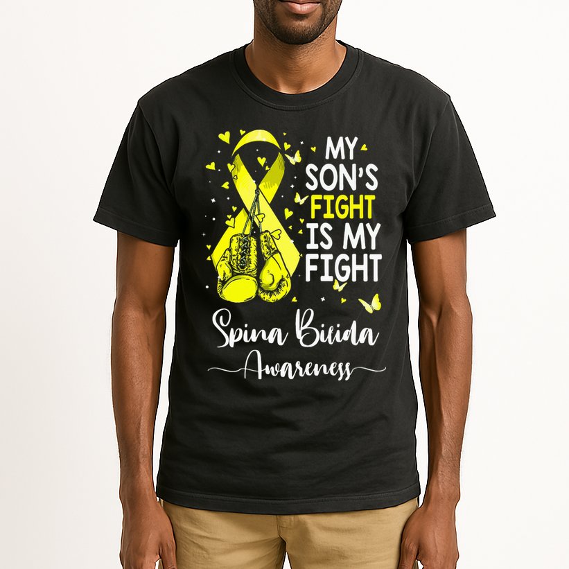 My Son's Fight Is My Fight Spina Bifida Awareness Tall T-Shirt