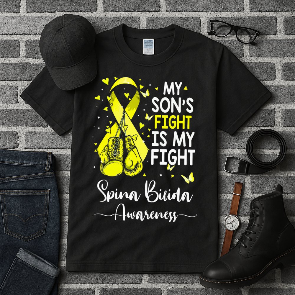 My Son's Fight Is My Fight Spina Bifida Awareness Tall T-Shirt