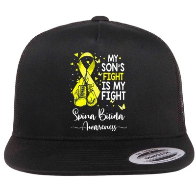 My Son's Fight Is My Fight Spina Bifida Awareness Flatbill Hat