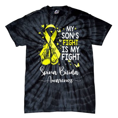 My Son's Fight Is My Fight Spina Bifida Awareness Tie-Dye T-Shirt