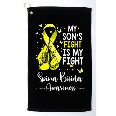 My Son's Fight Is My Fight Spina Bifida Awareness Golf Towel