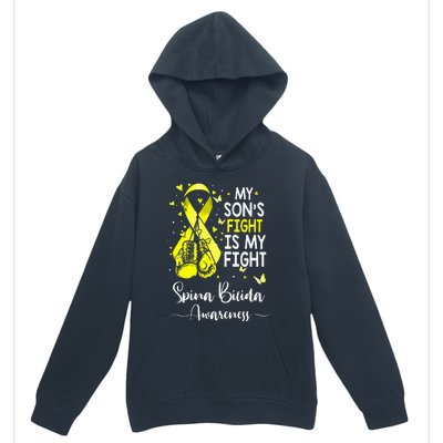 My Son's Fight Is My Fight Spina Bifida Awareness Urban Pullover Hoodie