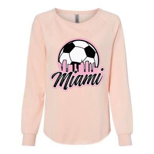 Miami Soccer Fans Related Products Womens California Wash Sweatshirt