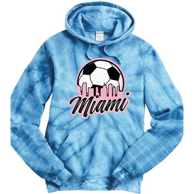 Miami Soccer Fans Related Products Tie Dye Hoodie