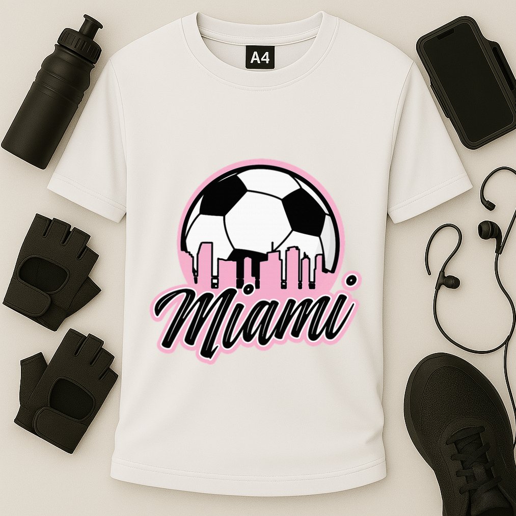 Miami Soccer Fans Related Products Cooling Performance Crew T-Shirt