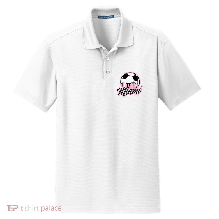 Miami Soccer Fans Related Products Dry Zone Grid Polo