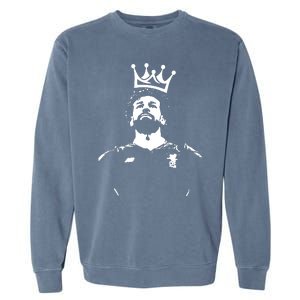 Mo Salah Football Soccer League Garment-Dyed Sweatshirt