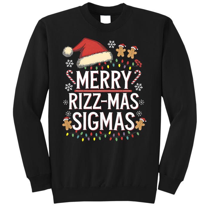 Merry Sigmas Funny Gen Alpha X Mas Santa Christmas Sweatshirt