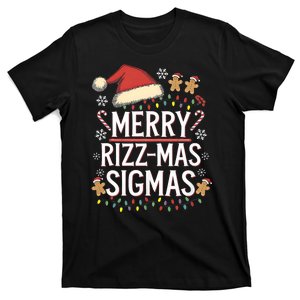 Merry Sigmas Funny Gen Alpha X Mas Santa Christmas T-Shirt