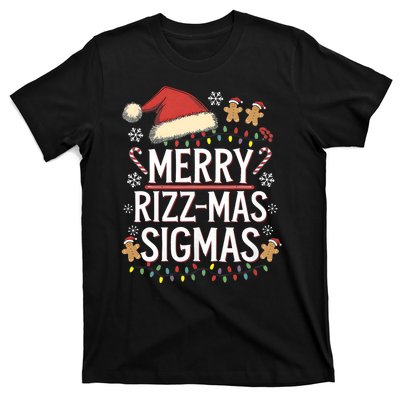 Merry Sigmas Funny Gen Alpha X Mas Santa Christmas T-Shirt