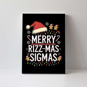 Merry Sigmas Funny Gen Alpha X Mas Santa Christmas Canvas