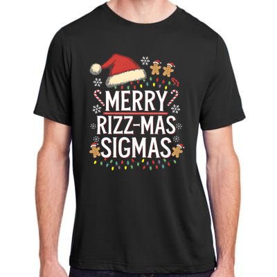 Merry Sigmas Funny Gen Alpha X Mas Santa Christmas Adult ChromaSoft Performance T-Shirt