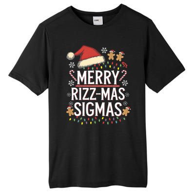 Merry Sigmas Funny Gen Alpha X Mas Santa Christmas Tall Fusion ChromaSoft Performance T-Shirt