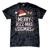 Merry Sigmas Funny Gen Alpha X Mas Santa Christmas Tie-Dye T-Shirt