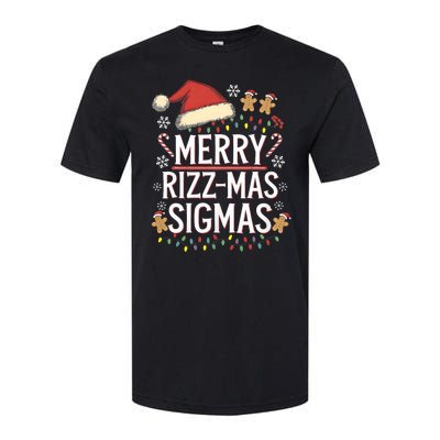 Merry Sigmas Funny Gen Alpha X Mas Santa Christmas Softstyle CVC T-Shirt