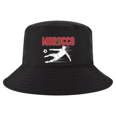 Morocco Soccer Fans Jersey Cool Gift Moroccan Football Supporters Gift Cool Comfort Performance Bucket Hat