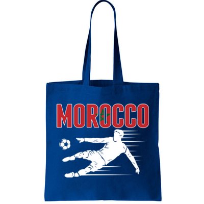 Morocco Soccer Fans Jersey Cool Gift Moroccan Football Supporters Gift Tote Bag