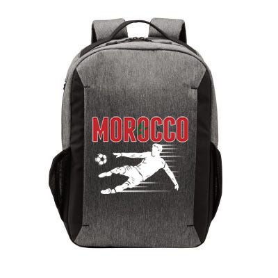 Morocco Soccer Fans Jersey Cool Gift Moroccan Football Supporters Gift Vector Backpack