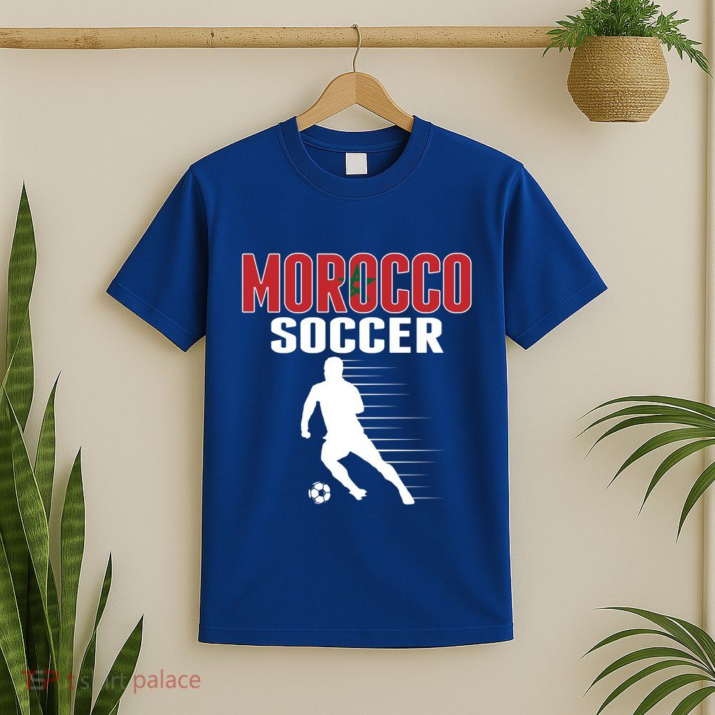 Morocco Soccer Fans Jersey Great Gift Moroccan Football Supporters Cool Gift T-Shirt