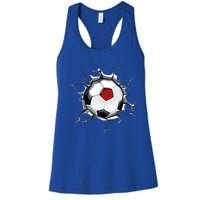 Morocco Soccer Fans Jersey Proud Moroccan Football Lovers Funny Gift Women's Racerback Tank