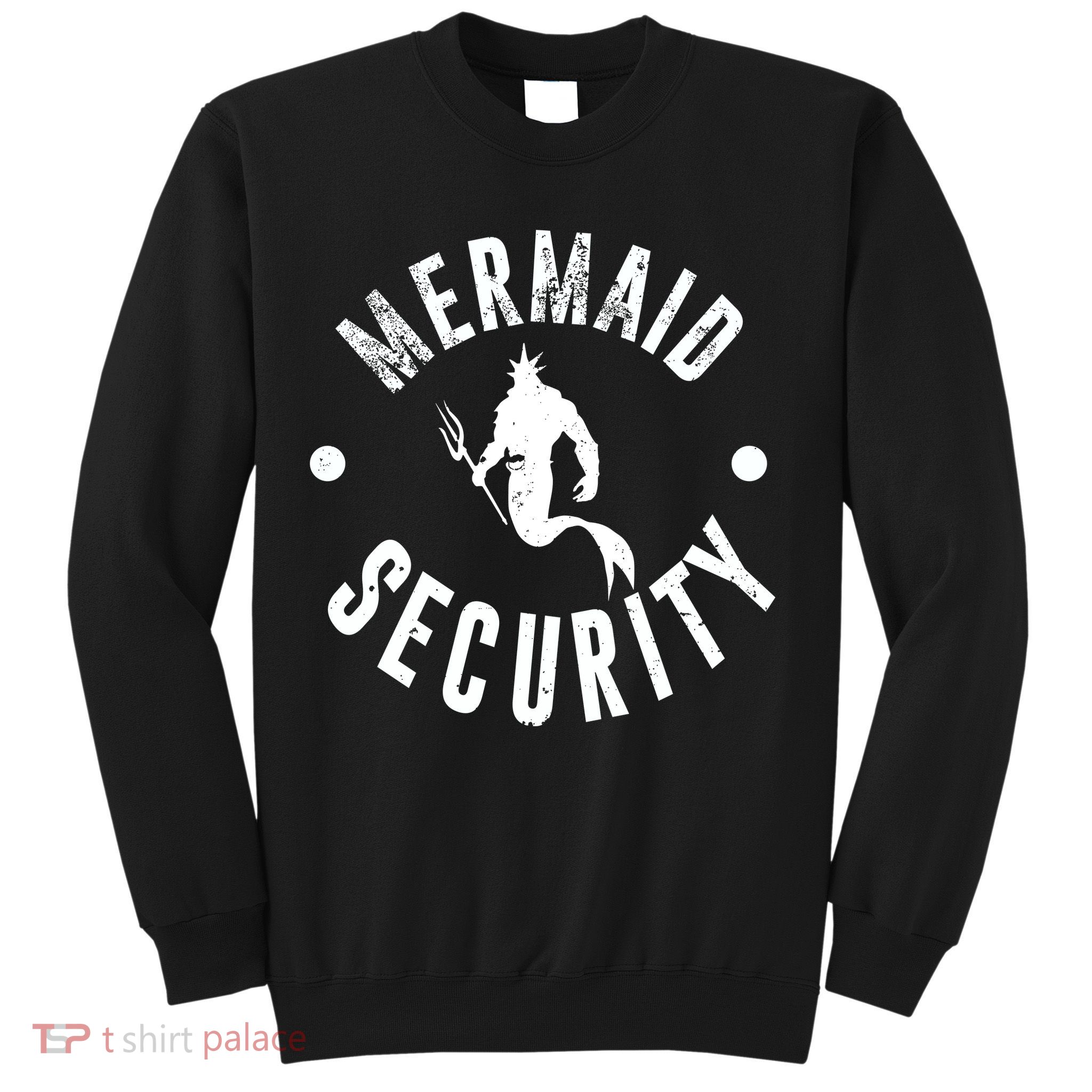 Mermaid Security Funny Swimming Costume Sweatshirt