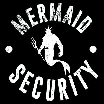 Mermaid Security Funny Swimming Costume T-Shirt