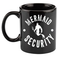 Mermaid Security Funny Swimming Costume 11oz C Handle Ceramic Mug