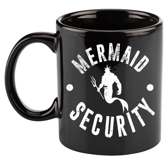 Mermaid Security Funny Swimming Costume 11oz C Handle Ceramic Mug