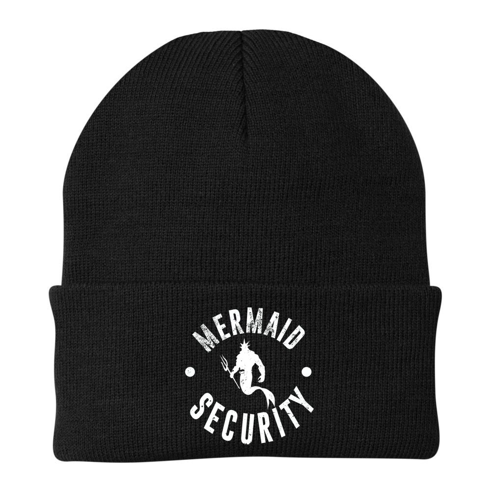 Mermaid Security Funny Swimming Costume Beanie