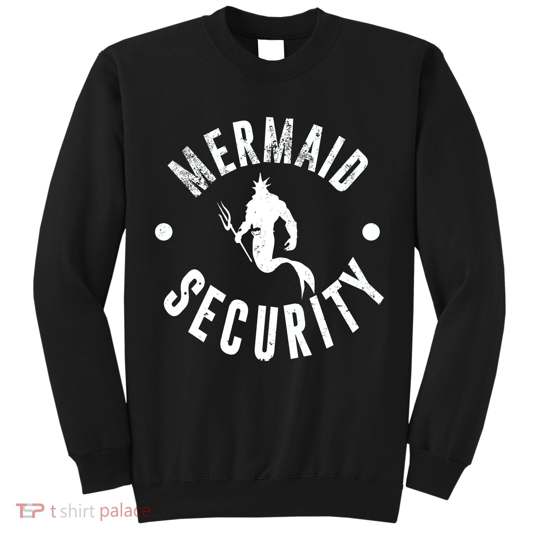 Mermaid Security Funny Swimming Costume Tall Sweatshirt