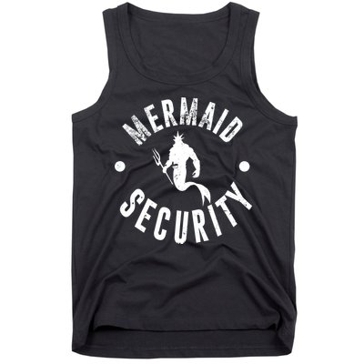 Mermaid Security Funny Swimming Costume Tank Top