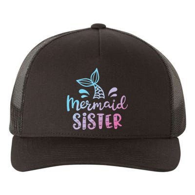 Mermaid Sister Funny Girls Family Matching Birthday Yupoong Adult 5-Panel Trucker Hat