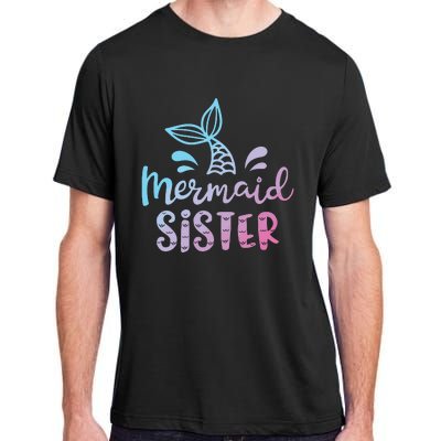 Mermaid Sister Funny Girls Family Matching Birthday Adult ChromaSoft Performance T-Shirt