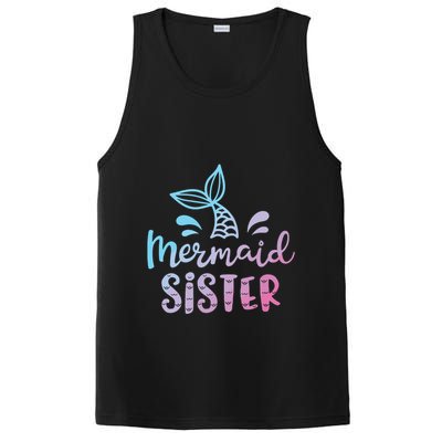Mermaid Sister Funny Girls Family Matching Birthday PosiCharge Competitor Tank