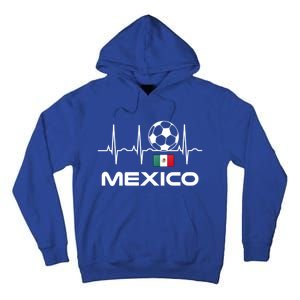 Mexico Soccer Gift Mexico Futbol Heartbeat Gift Gift Tall Hoodie