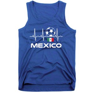 Mexico Soccer Gift Mexico Futbol Heartbeat Gift Gift Tank Top