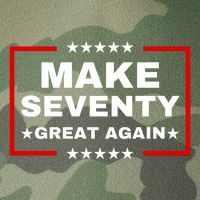 Make Seventy Great Again Funny Birthday Make 70 Great Again Legacy Tie Dye Trucker Hat