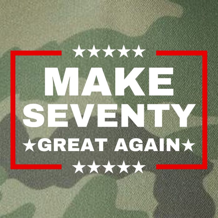 Make Seventy Great Again Funny Birthday Make 70 Great Again Legacy Tie Dye Trucker Hat