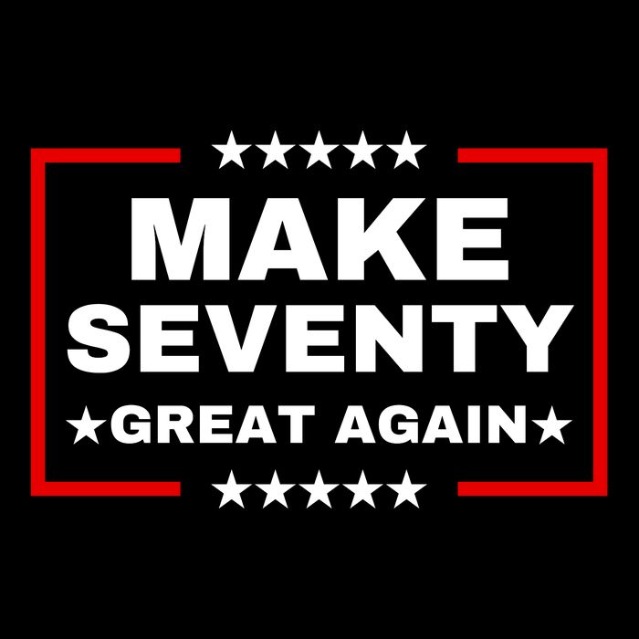 Make Seventy Great Again Funny Birthday Make 70 Great Again Impact Tech Backpack