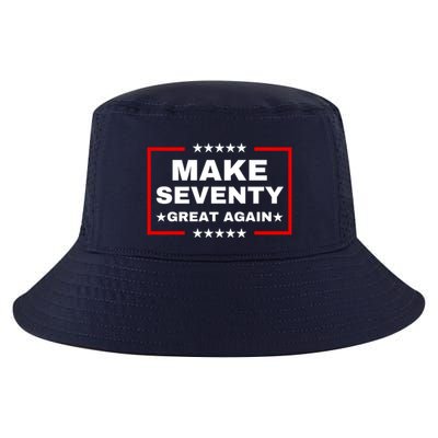 Make Seventy Great Again Funny Birthday Make 70 Great Again Cool Comfort Performance Bucket Hat