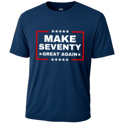 Make Seventy Great Again Funny Birthday Make 70 Great Again Performance Shirt
